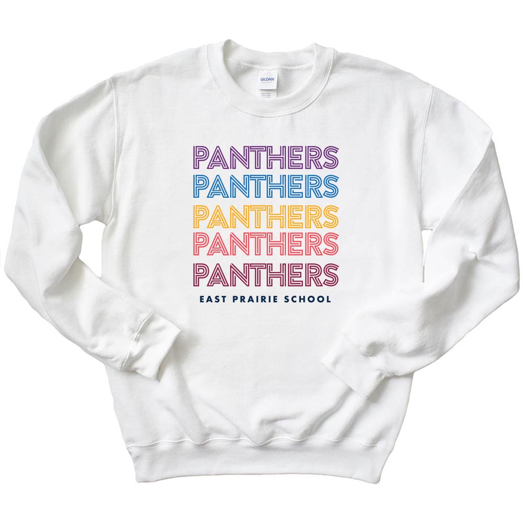 Deco Repeater ~ Crewneck Sweatshirt ~ East Prairie School
