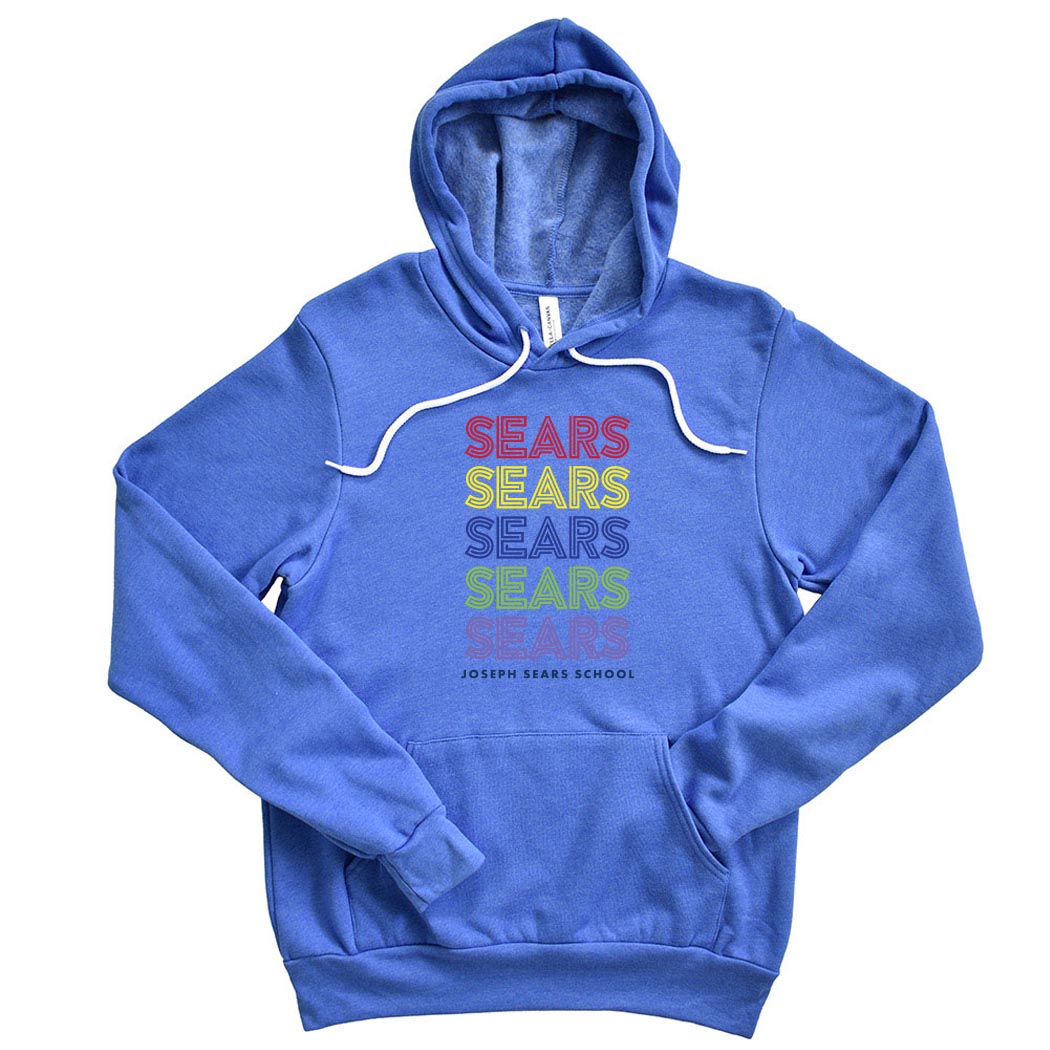 Deco Repeater ~ Sponge Fleece Hoodie ~ Joseph Sears School