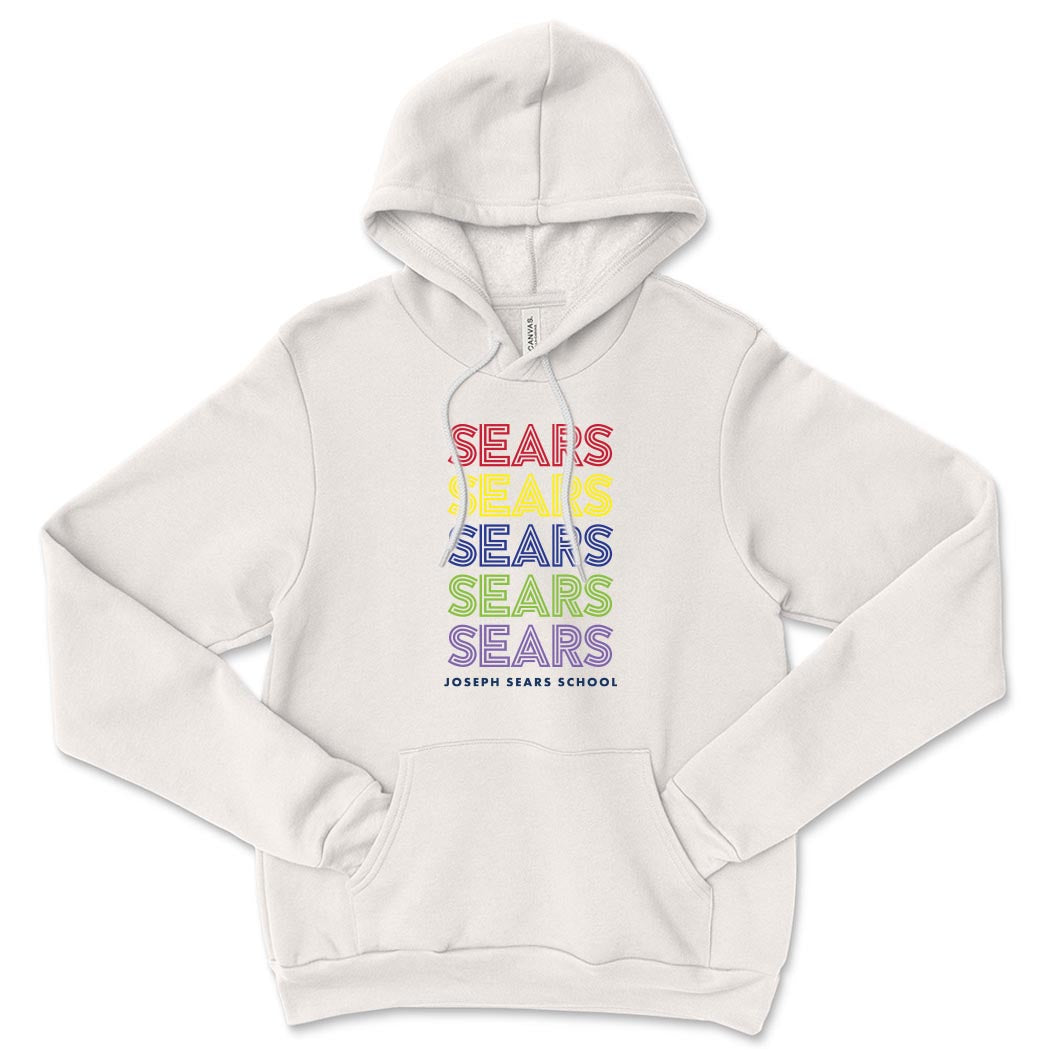 Deco Repeater ~ Sponge Fleece Hoodie ~ Joseph Sears School