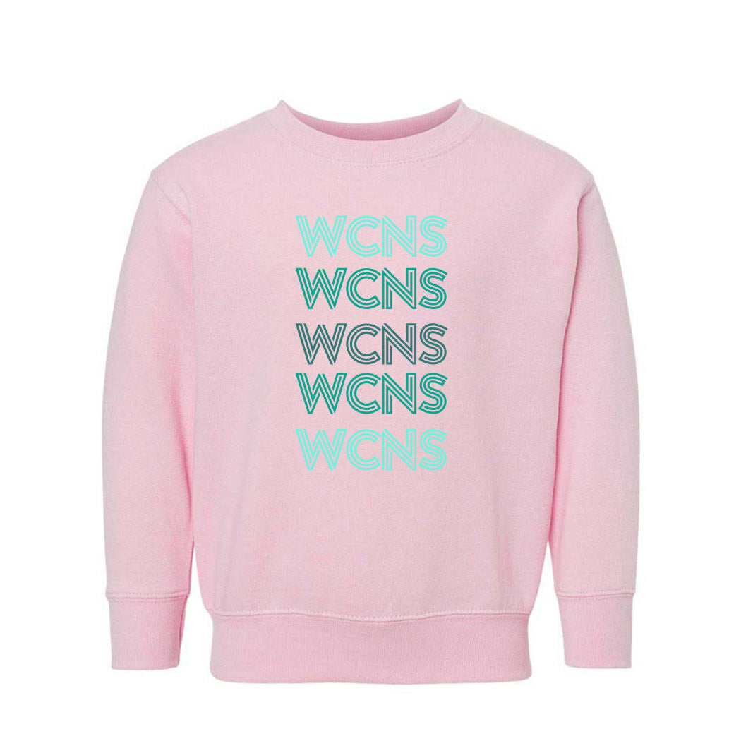 Deco Repeater ~ Toddler Crewneck Sweatshirt ~ Winnetka Community Nursery School