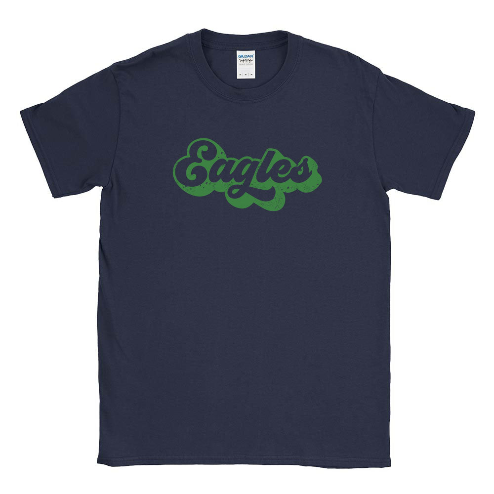 EAGLES RETRO SCRIPT TEE ~ ST. JOHN BERCHMANS ~ toddler, youth & adult ~ classic fit