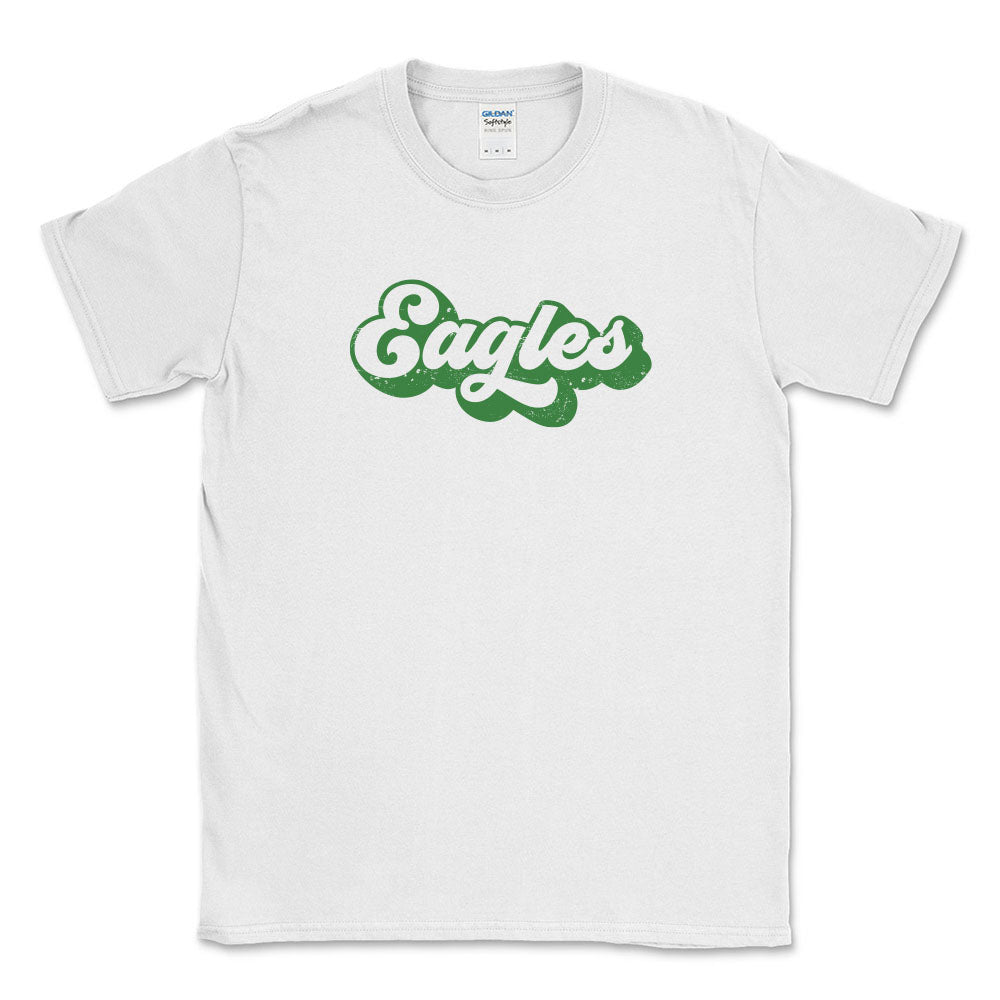 EAGLES RETRO SCRIPT TEE ~ ST. JOHN BERCHMANS ~ toddler, youth & adult ~ classic fit