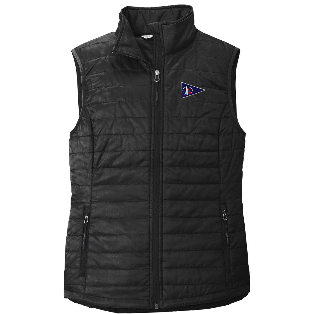 Embroidered Packable Puffy Vest (Pre-Order Only) ~ Sheridan Shore Sailing