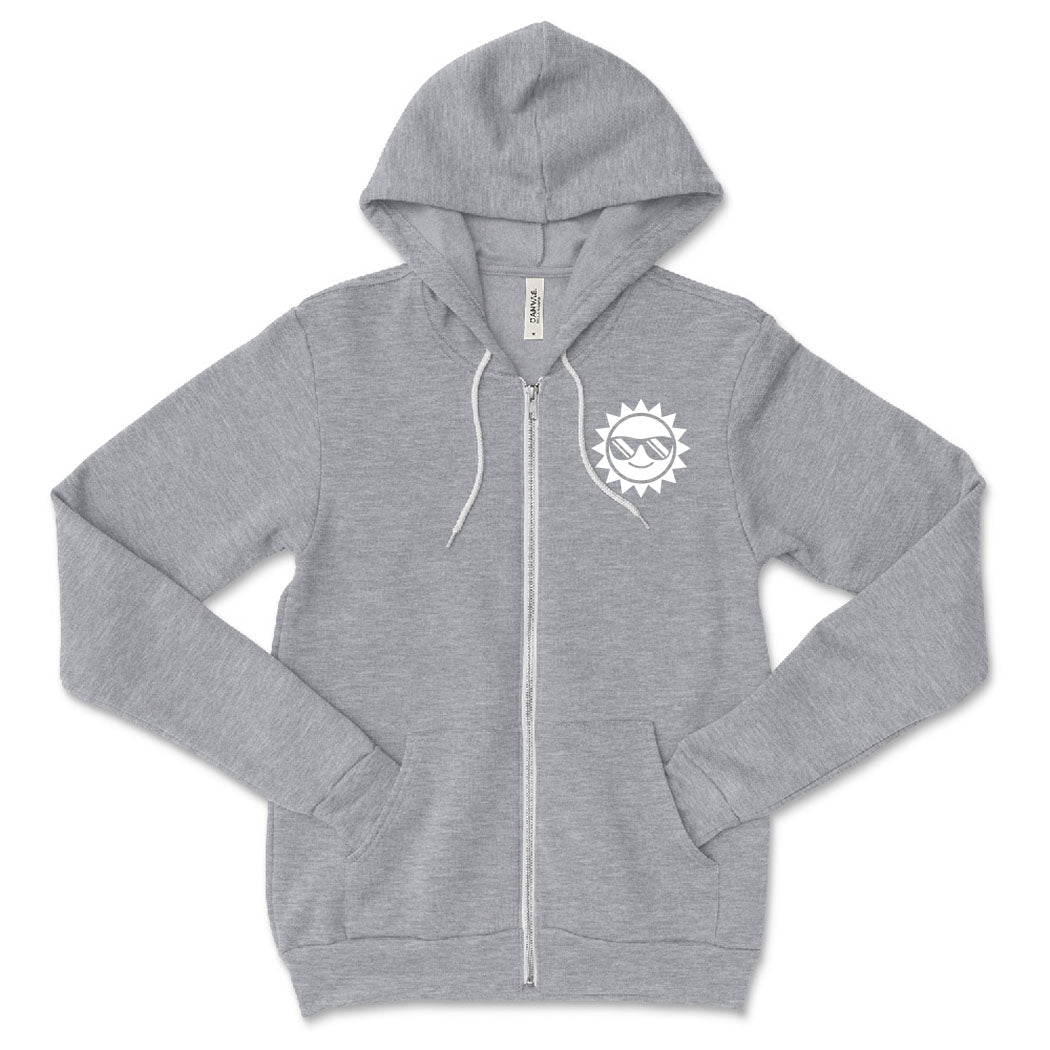 Essential Apachi Sun ~ Sponge Fleece Zip Hoodie ~ Apachi Day Camp
