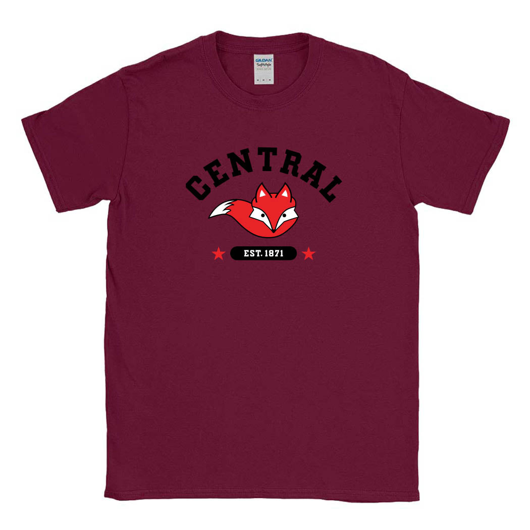 Est. 1871 Mascot ~ Cotton T-Shirt ~ Central Elementary School