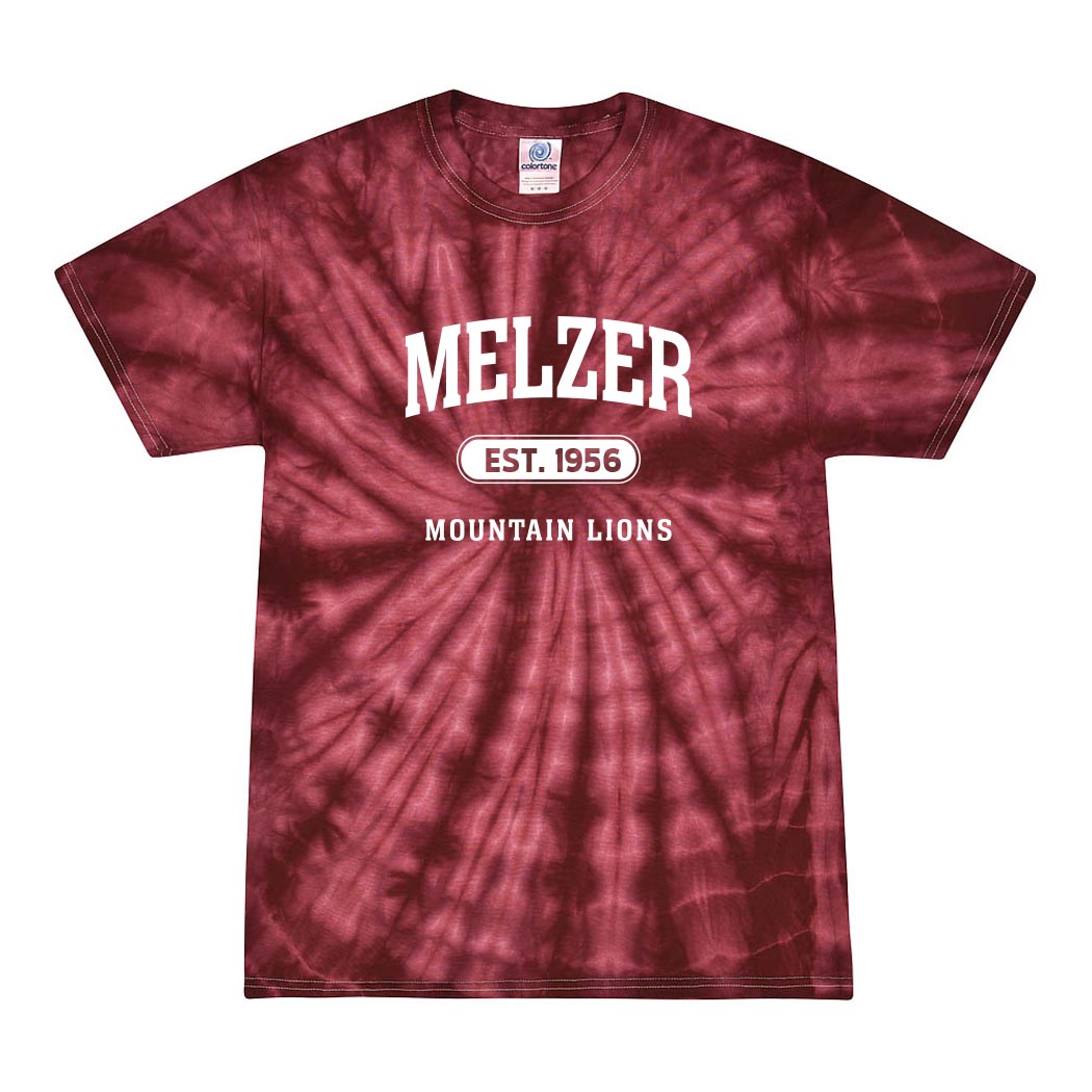 Est. 1956 ~ Tie-Dye T-Shirt ~ Melzer Elementary School