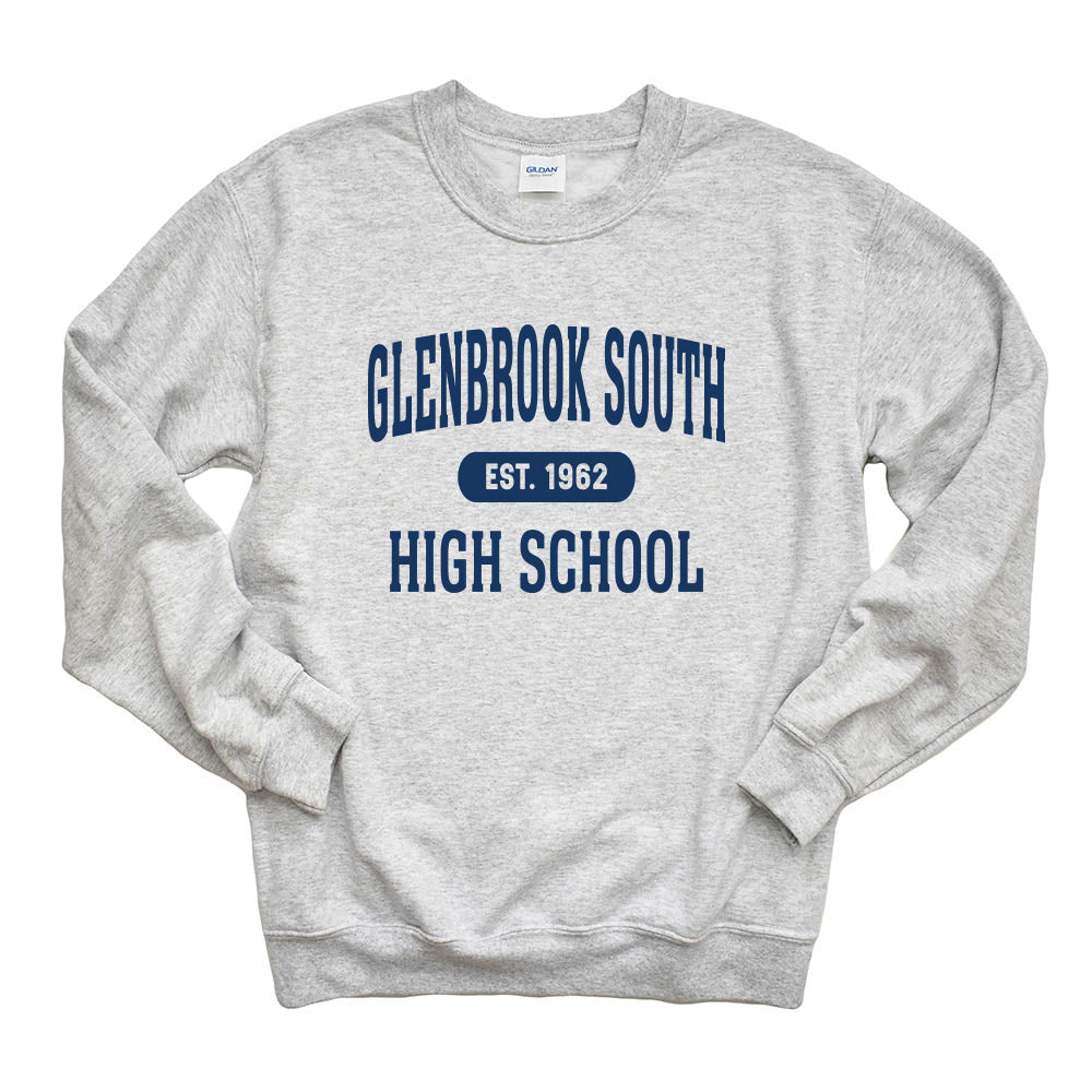 EST. 1962 Glenbrook South ~ Crewneck Sweatshirt ~ Glenbrook South High School Booster Club