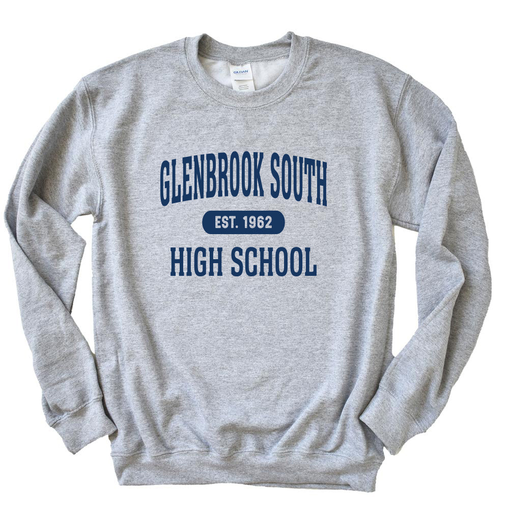 EST. 1962 Glenbrook South ~ Crewneck Sweatshirt ~ Glenbrook South High School Booster Club
