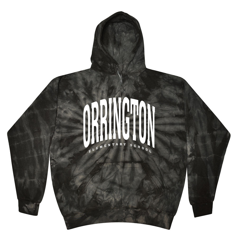 Extended Arc ~ Tie Dye Hoodie ~ Orrington Elementary School