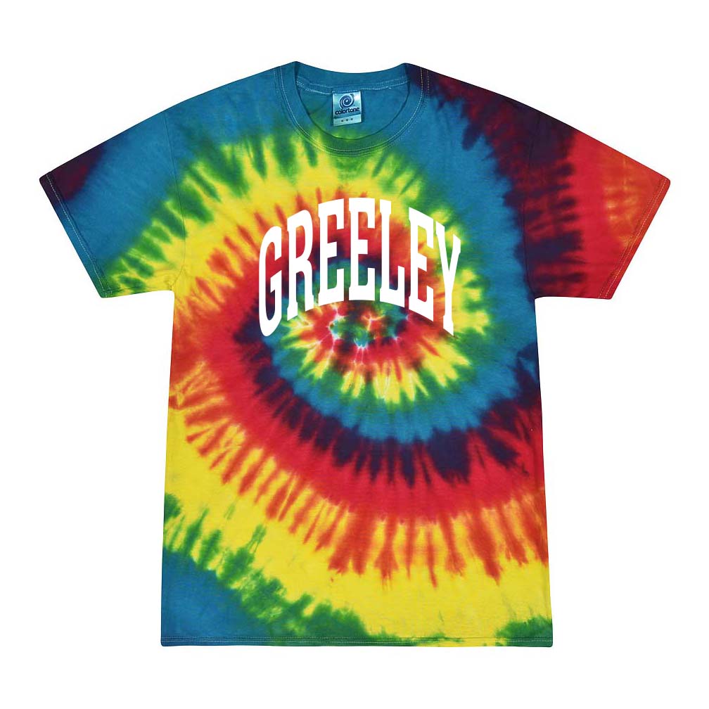 EXTENDED ARC TIE DYE TEE ~ GREELEY ELEMENTARY ~ youth & adult ~ classic unisex fit