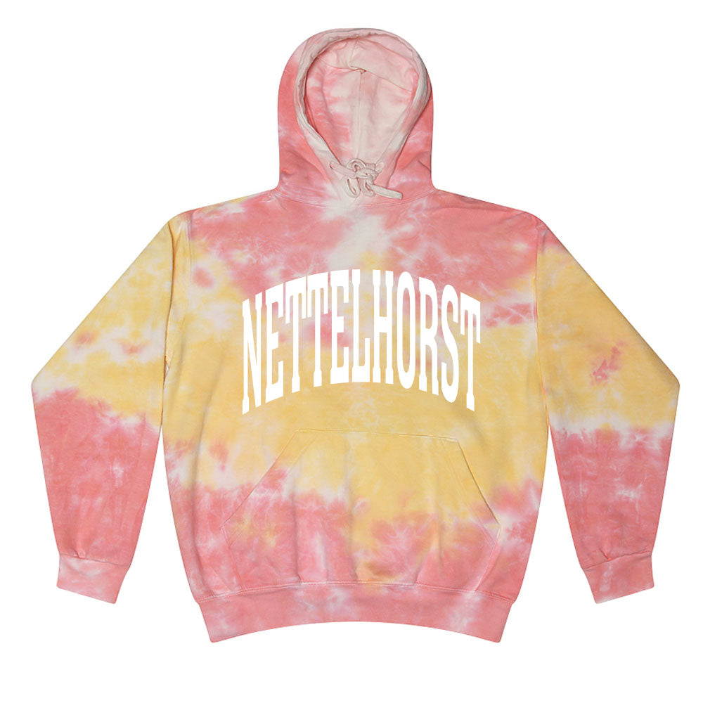 EXTENDED ARC TIE DYE HOODIE ~ NETTELHORST SCHOOL ~  youth & adult ~ classic unisex fit