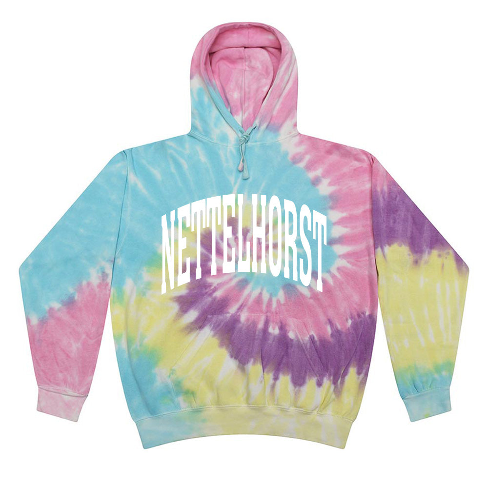 EXTENDED ARC TIE DYE HOODIE ~ NETTELHORST SCHOOL ~  youth & adult ~ classic unisex fit