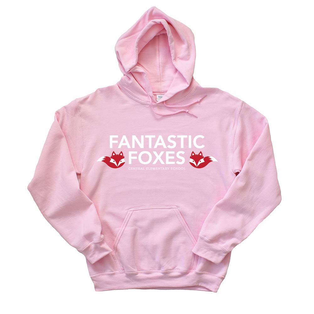 FANTASTIC FOXES HOODIE ~ CENTRAL ELEMENTARY SCHOOL ~ youth & adult ~ classic unisex fit