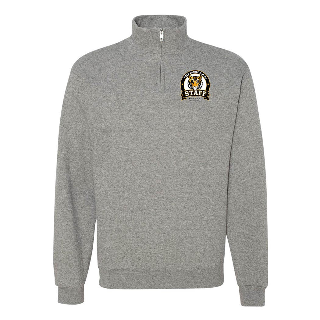 Field Staff Badge ~ Quarter-Zip Sweatshirt ~ Field Middle School Staff
