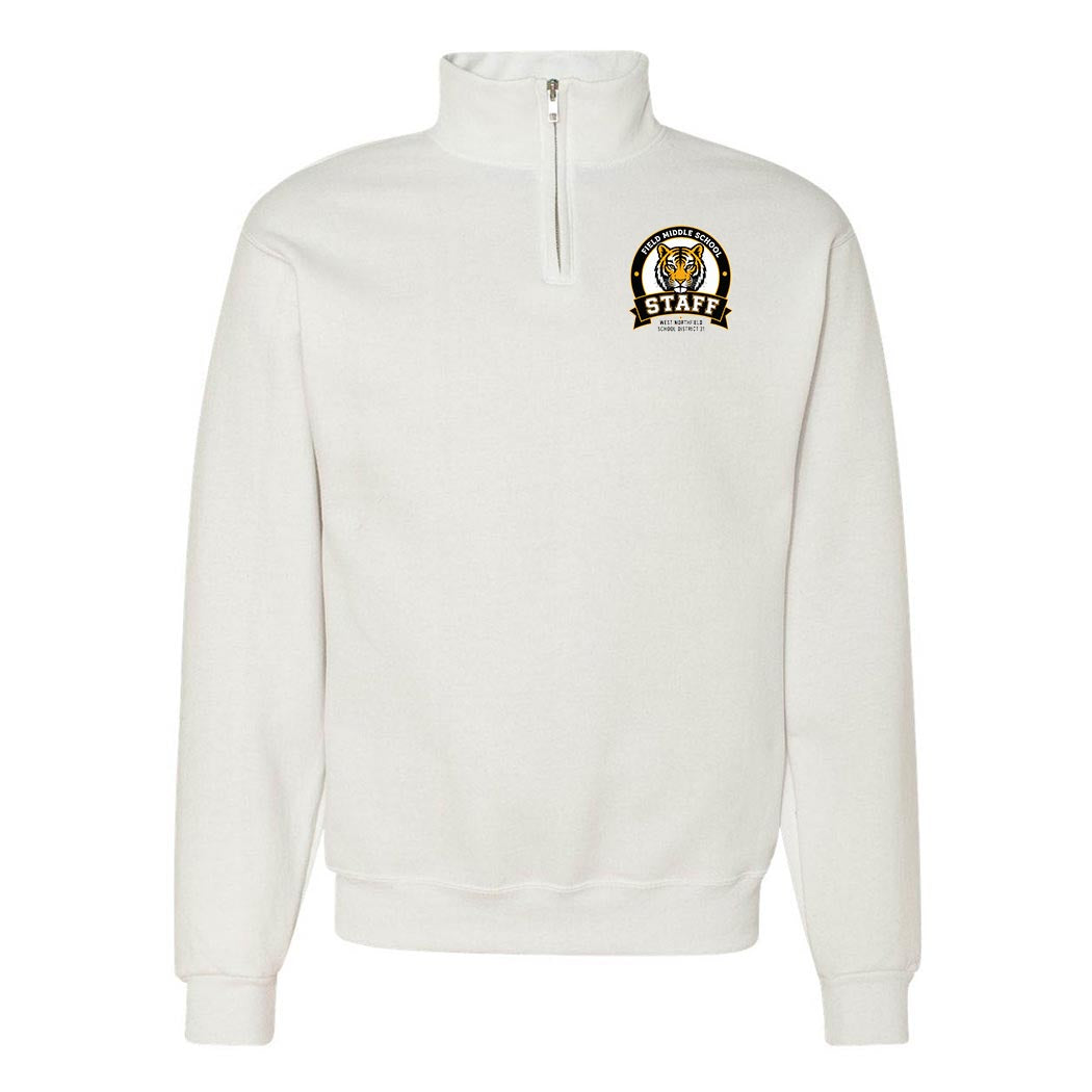 Field Staff Badge ~ Quarter-Zip Sweatshirt ~ Field Middle School Staff
