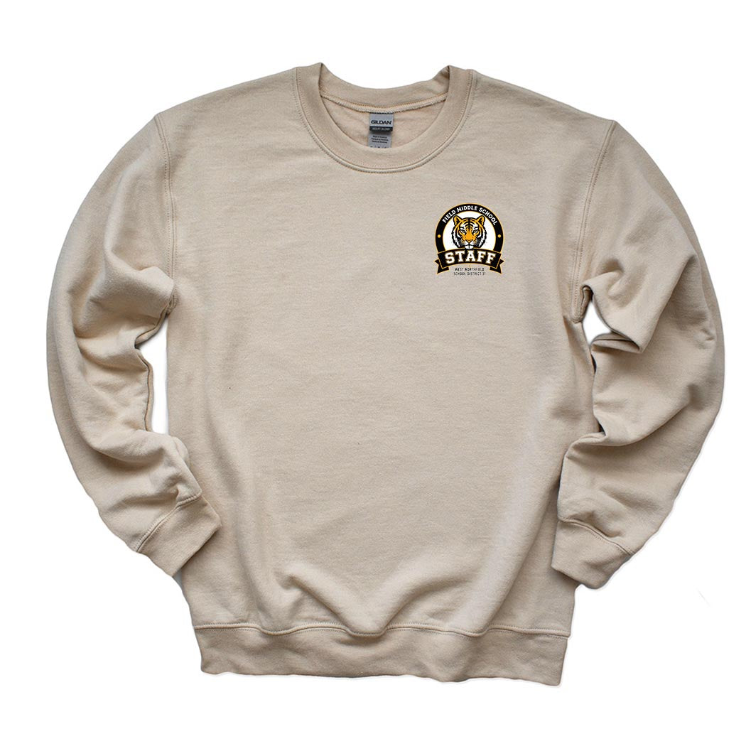 Field Staff Badge ~ Crewneck Sweatshirt ~ Field Middle School Staff