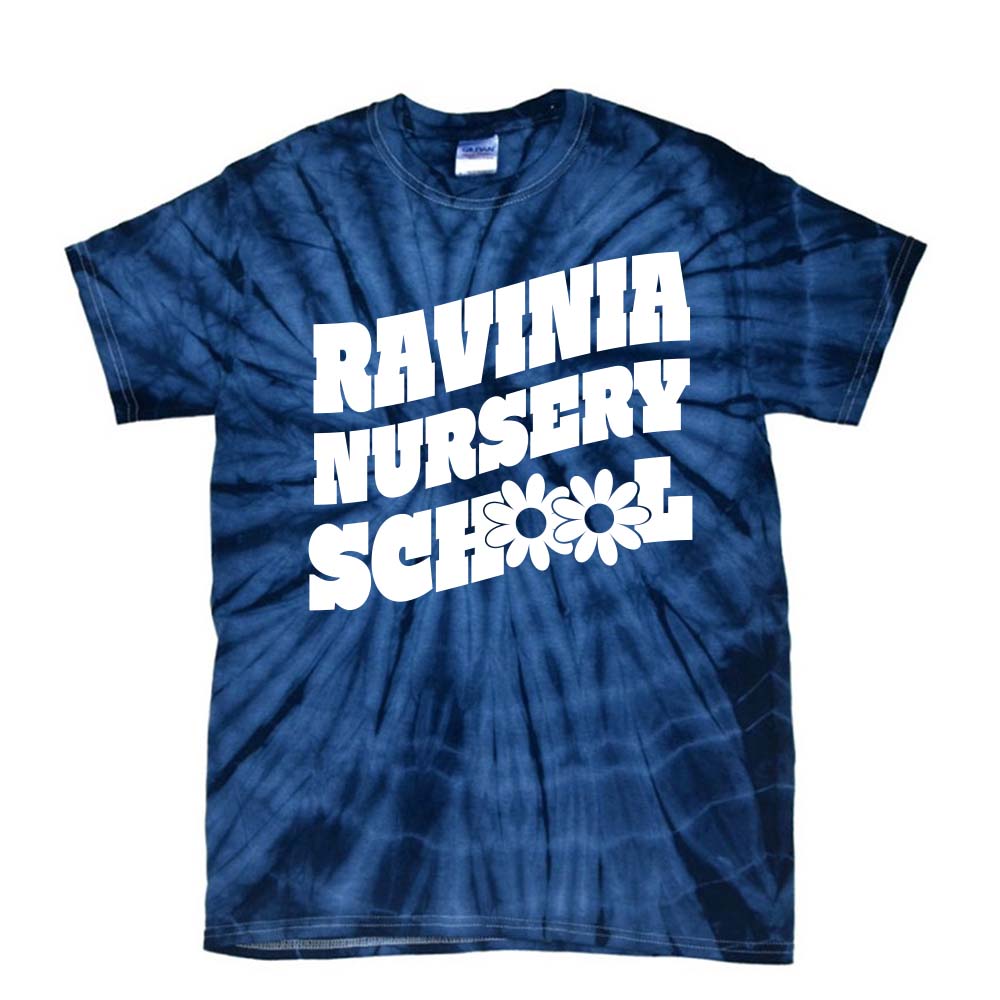 Groovy Text ~ Toddler Tie Dye T-Shirt ~ Ravinia Nursery School