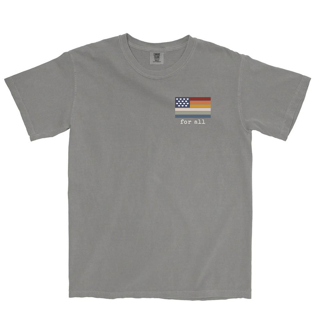 For All ~ Youth Heavyweight T-Shirt ~ humanKIND pride