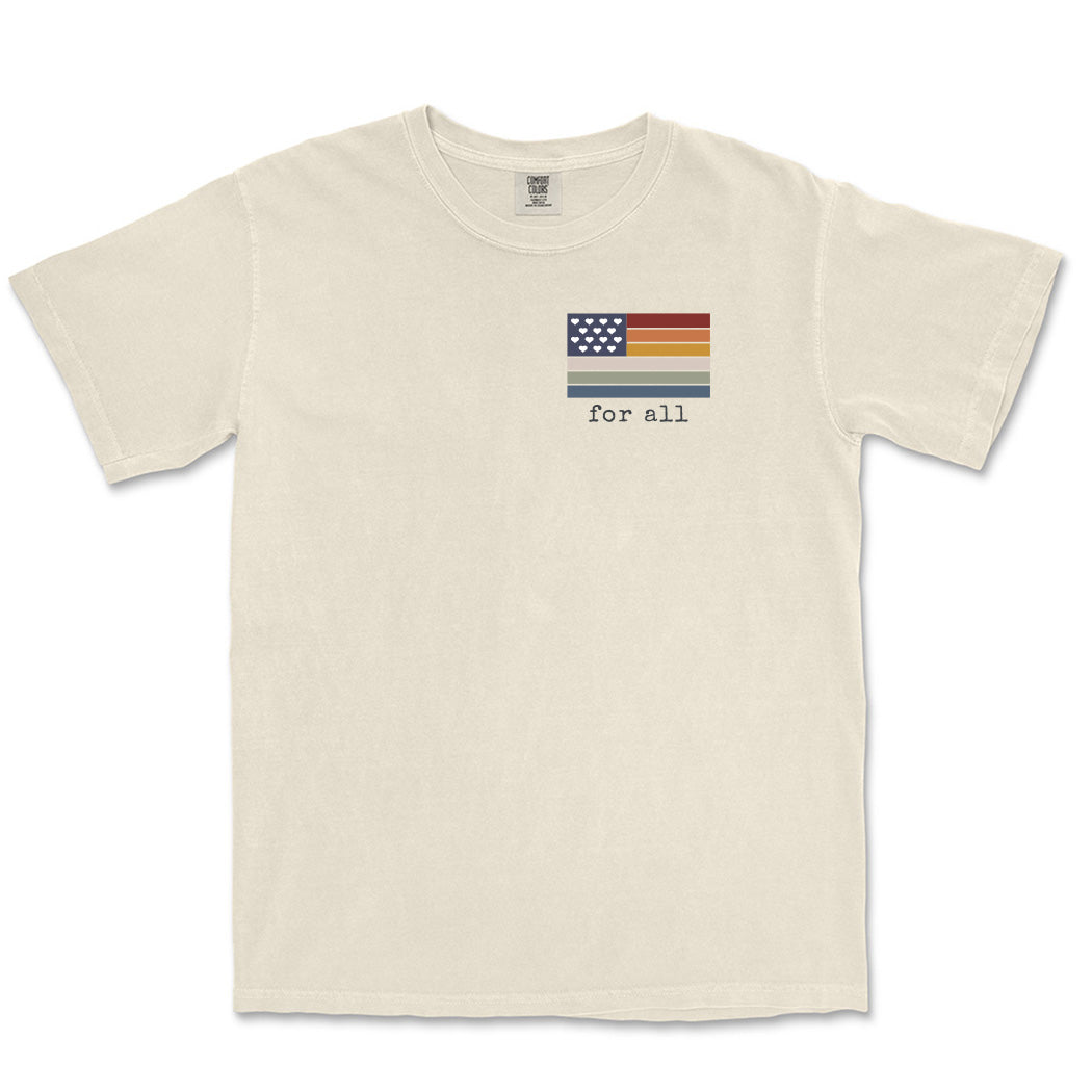 For All ~ Youth Heavyweight T-Shirt ~ humanKIND pride