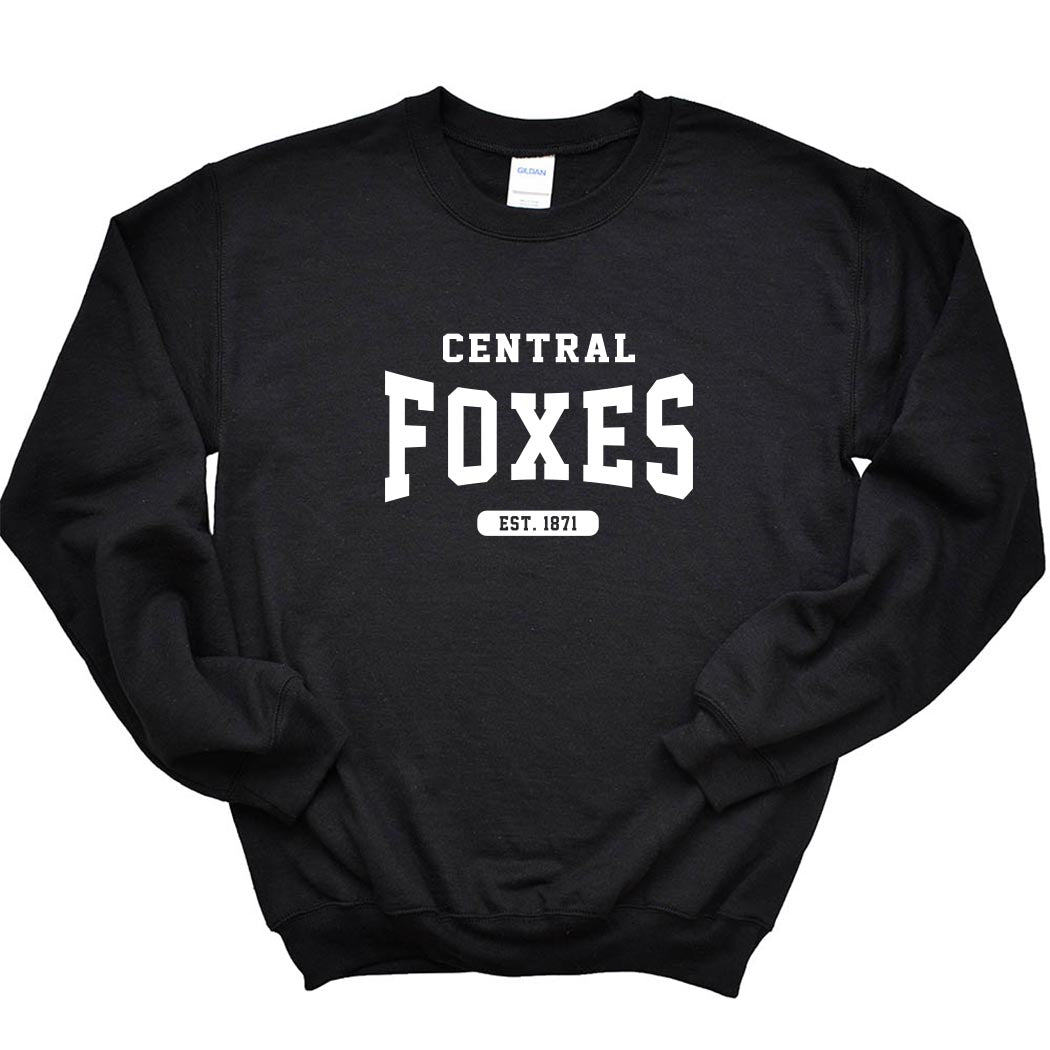 Foxes Est. 1871 ~ Crewneck Sweatshirt ~ Central Elementary School