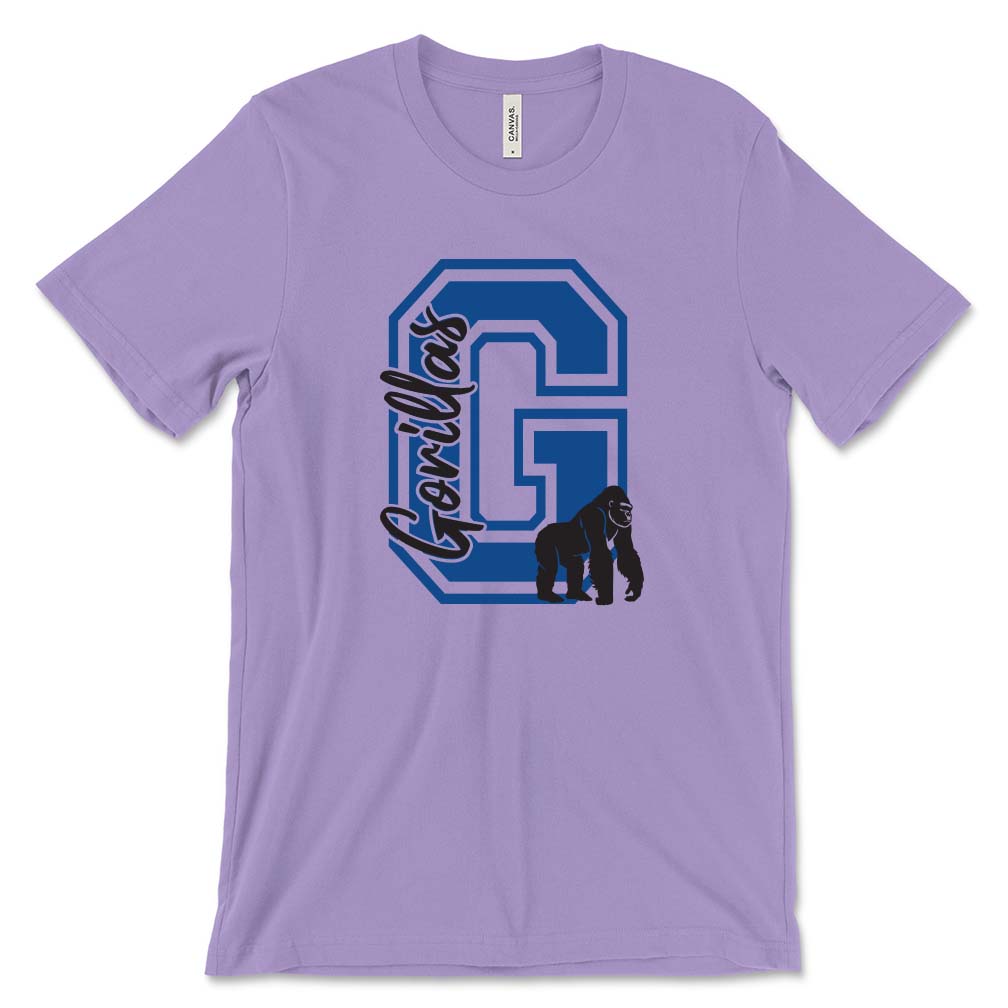 G GORILLAS TEE ~ GREELEY ELEMENTARY ~ youth & adult ~ classic unisex fit