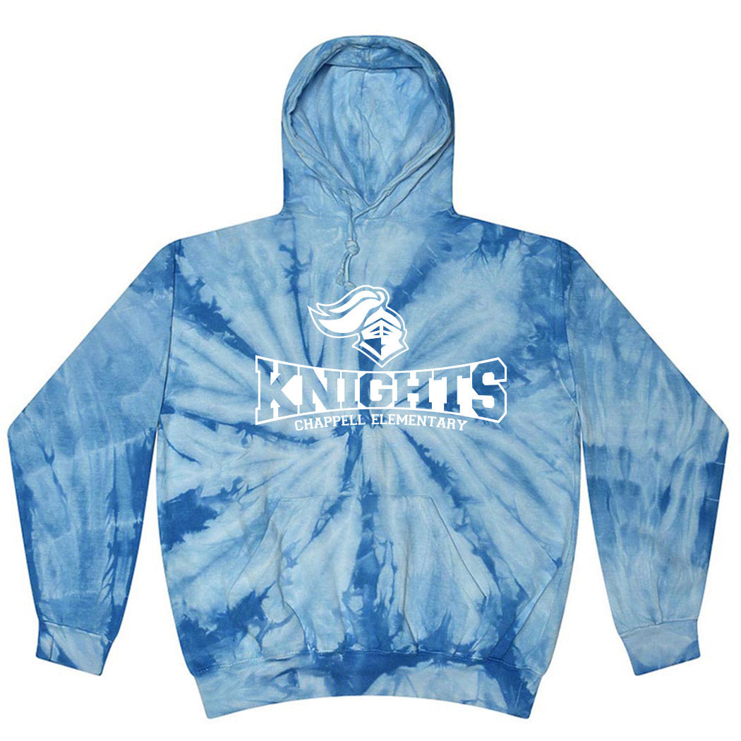 Game Face ~ Tie-Dye Hoodie ~ Chappell Elementary School