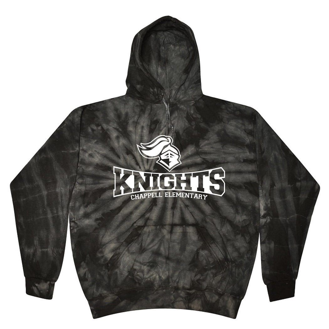 Game Face ~ Tie-Dye Hoodie ~ Chappell Elementary School