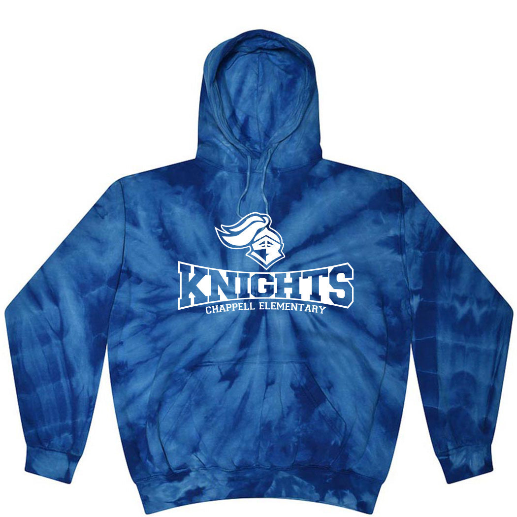 Game Face ~ Tie-Dye Hoodie ~ Chappell Elementary School
