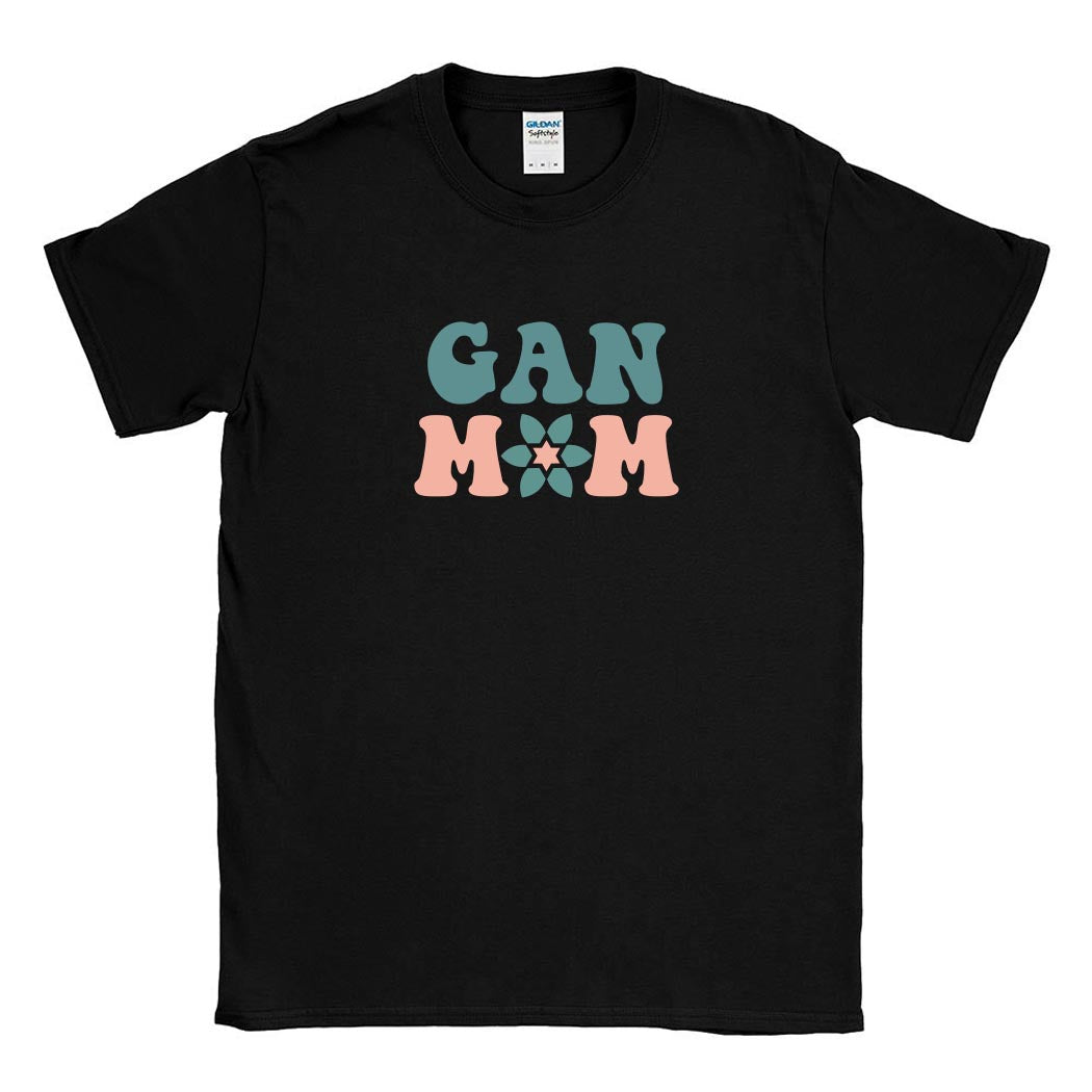Gan Mom ~ Cotton T-Shirt ~ Gan Montessori-black