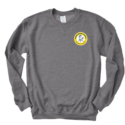 School Logo ~ Raglan Crewneck Sweatshirt ~ Gemini Middle School