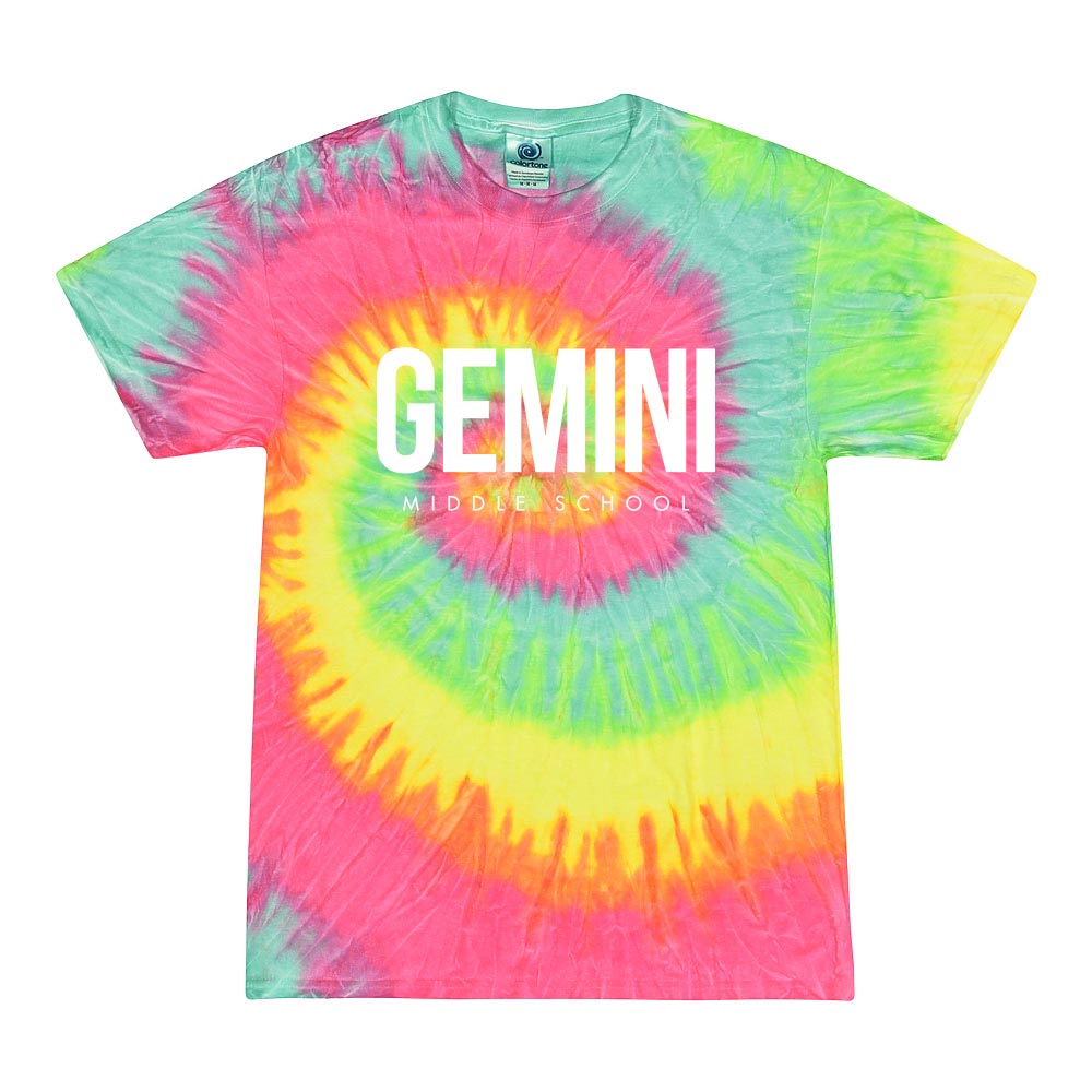 Modern ~ Tie Dye T-Shirt ~ Gemini Middle School