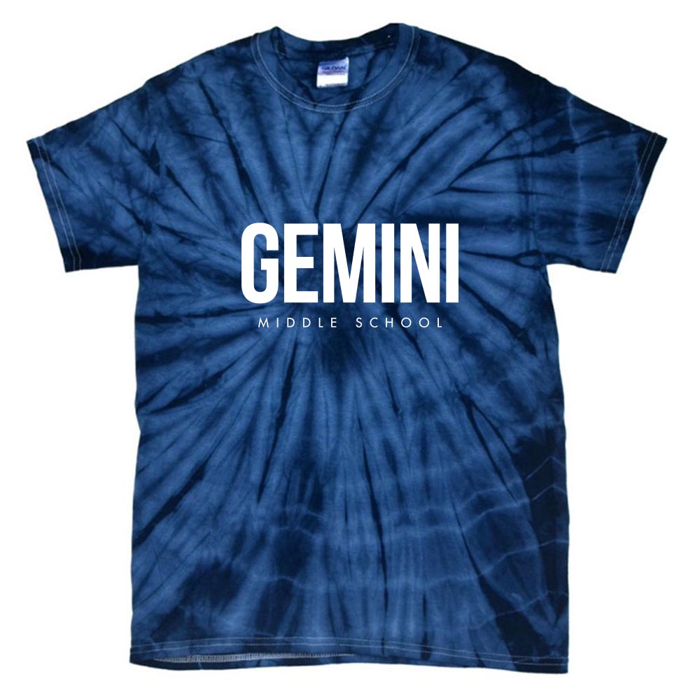 Modern ~ Tie Dye T-Shirt ~ Gemini Middle School