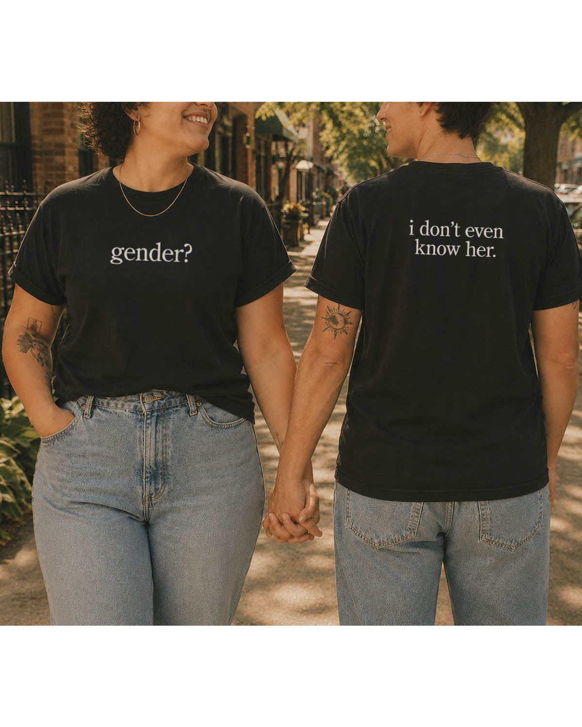 Gender? ~ Jersey T-Shirt ~ humanKIND pride