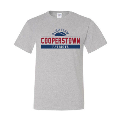 Cooperstown ~ 50/50 T-Shirt ~ Glenview Patriots