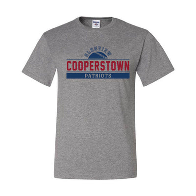 Cooperstown ~ 50/50 T-Shirt ~ Glenview Patriots