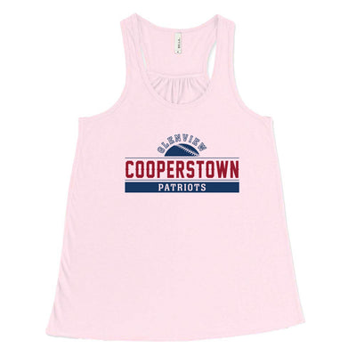 Cooperstown ~ Flowy Racerback Tank ~ Glenview Patriots