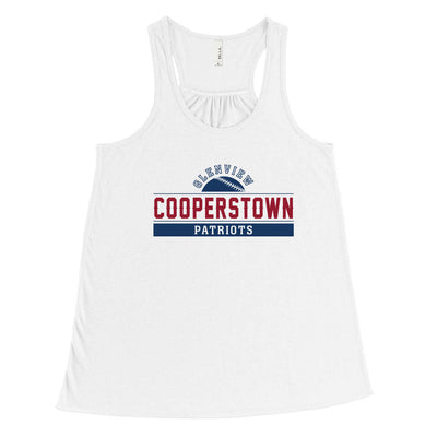 Cooperstown ~ Flowy Racerback Tank ~ Glenview Patriots