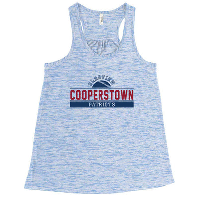 Cooperstown ~ Flowy Racerback Tank ~ Glenview Patriots