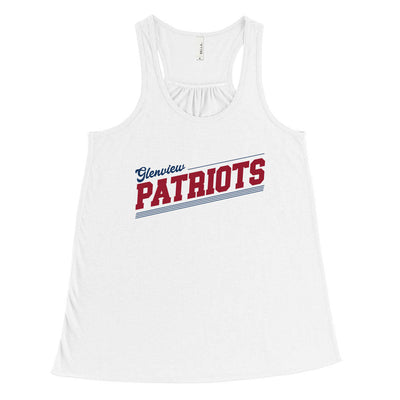 Slantline Patriots ~ Flowy Racerback Tank ~ Glenview Patriots