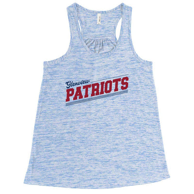 Slantline Patriots ~ Flowy Racerback Tank ~ Glenview Patriots