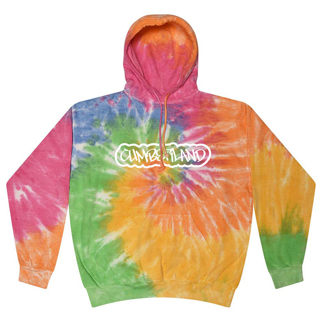 Graffiti - Cumberland ~ Tie-Dye Hoodie ~ Cumberland Elementary School