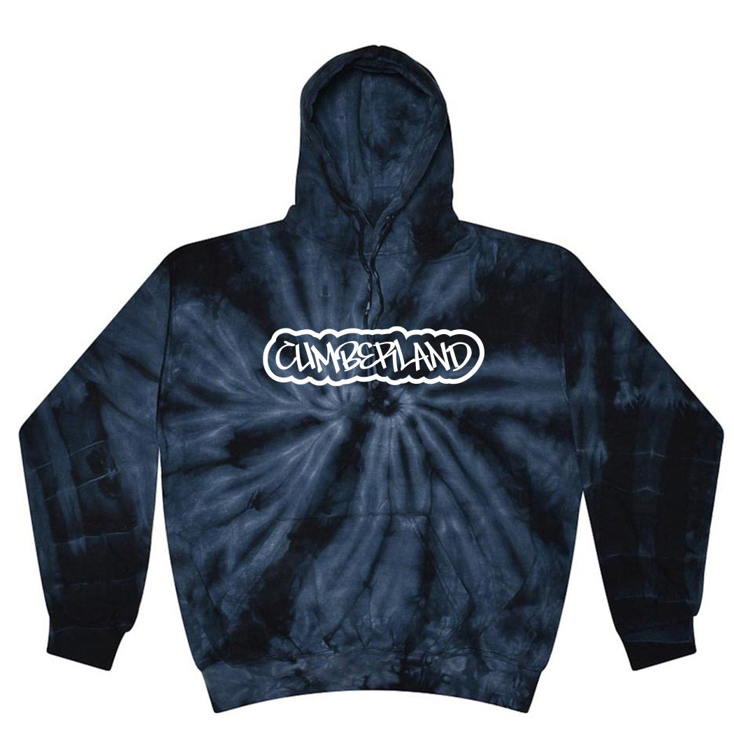 Graffiti - Cumberland ~ Tie-Dye Hoodie ~ Cumberland Elementary School