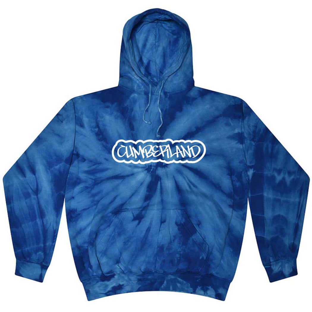 Graffiti - Cumberland ~ Tie-Dye Hoodie ~ Cumberland Elementary School