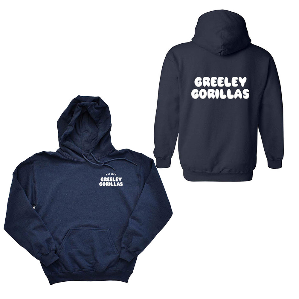 GREELEY GORILLAS PUFF HOODIE ~ GREELEY ELEMENTARY ~ youth & adult ~ classic unisex fit