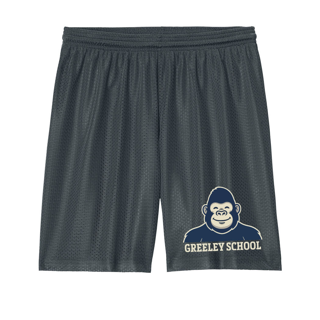 Greeley Smiling Gorilla ~ Mesh Shorts ~ Greeley Elementary School