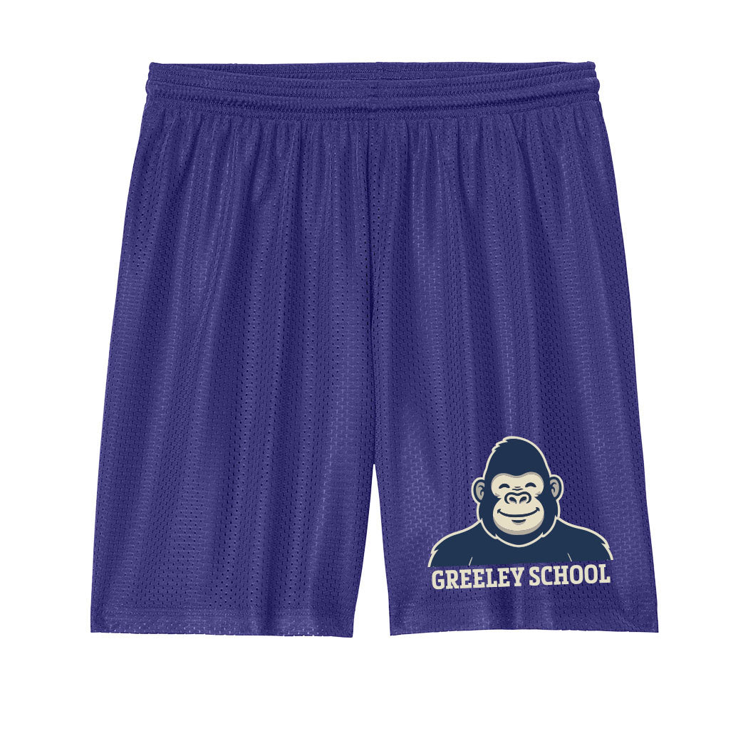 Greeley Smiling Gorilla ~ Mesh Shorts ~ Greeley Elementary School