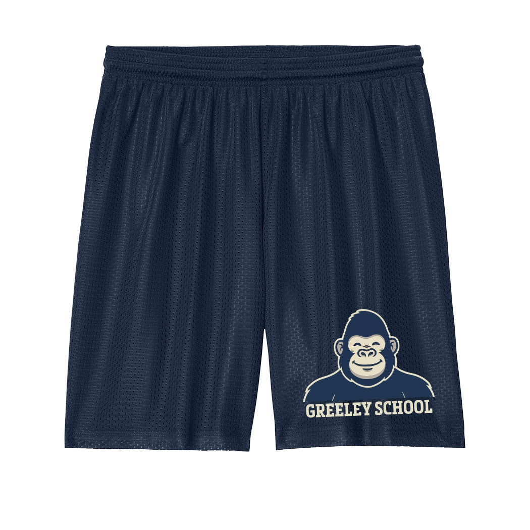 Greeley Smiling Gorilla ~ Mesh Shorts ~ Greeley Elementary School