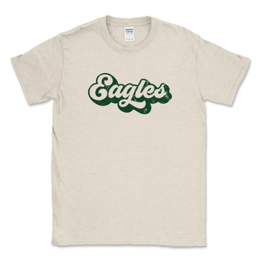 Groovy Script Eagles ~ Cotton T-Shirt ~ St. John Berchmans