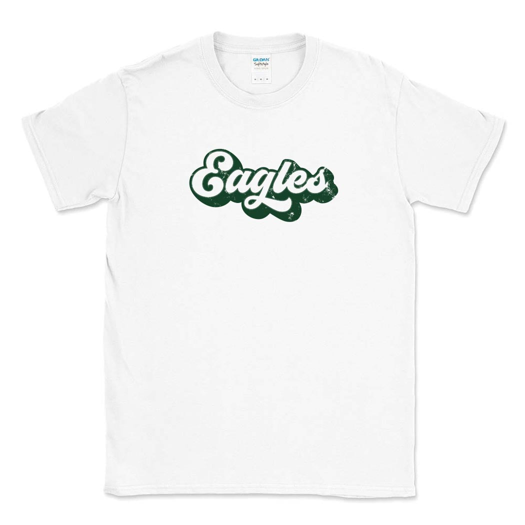 Groovy Script Eagles ~ Cotton T-Shirt ~ St. John Berchmans