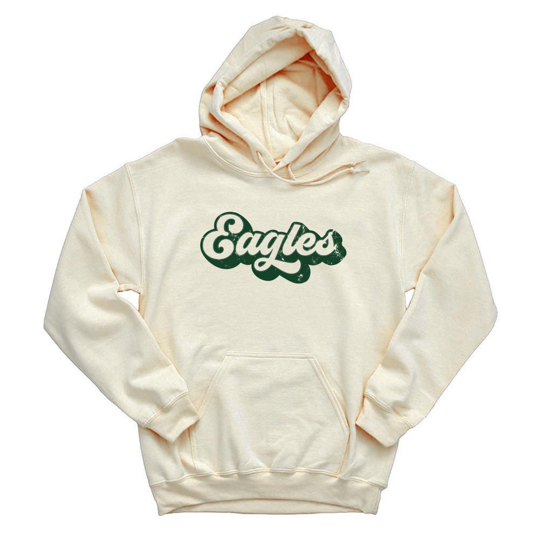 Groovy Script Eagles ~ Hoodie ~ St. John Berchmans